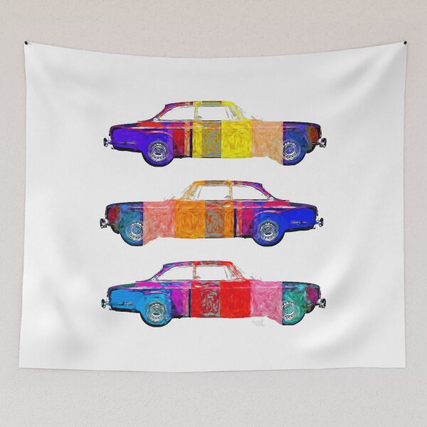 Item preview, 3 Alfa Romeo Junior GT 1973 pop colors designed and sold by Aaaah Eeeek  Studio.