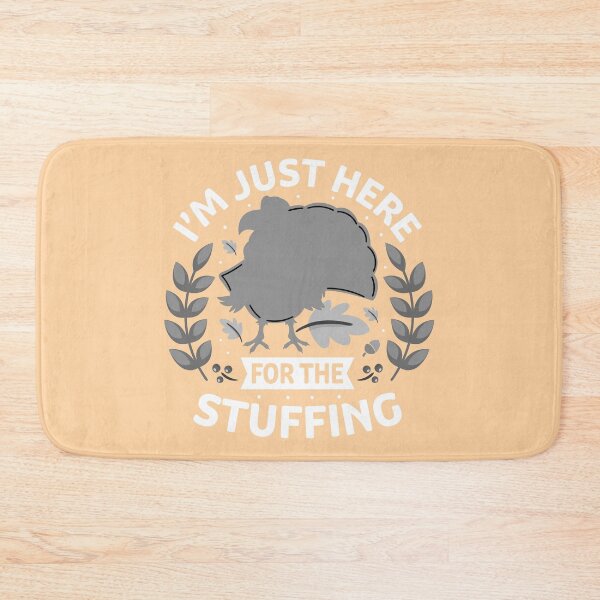 Item preview, I’m Just Here for the Stuffing v.03 - grayscale version designed and sold by st0n0ga.