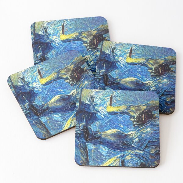 Item preview, Dragon Age Inquisition Iron Bull Starry Night designed and sold by weirdo97.