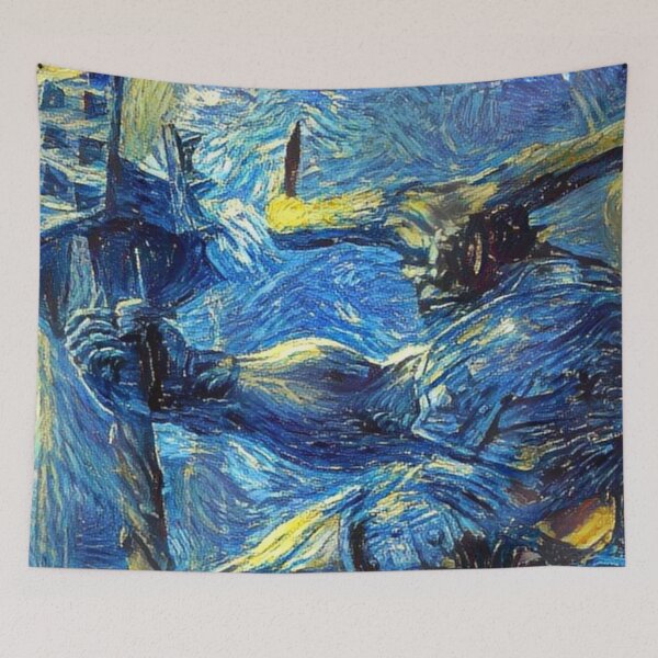 Item preview, Dragon Age Inquisition Iron Bull Starry Night designed and sold by weirdo97.