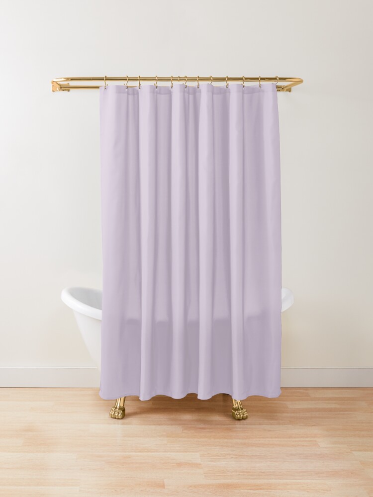 lilac shower curtain