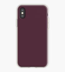 minimalistischer Burgunder Wein Sangria dunkle Pflaume lila Feige iPhone-Hülle & Cover