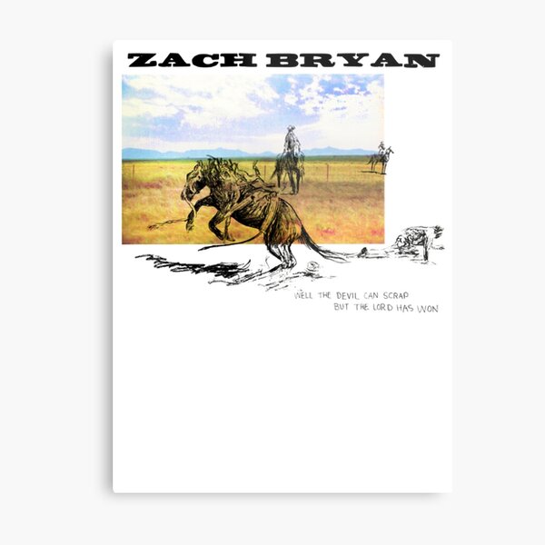 Zach Bryan Metal Print