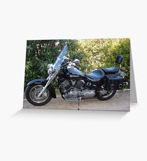 Yamaha XVS1100A Classic Cruiser Greeting Card