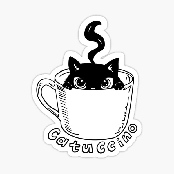 Item preview, Catuccino cappuccino designed and sold by SpiritedArtwork.