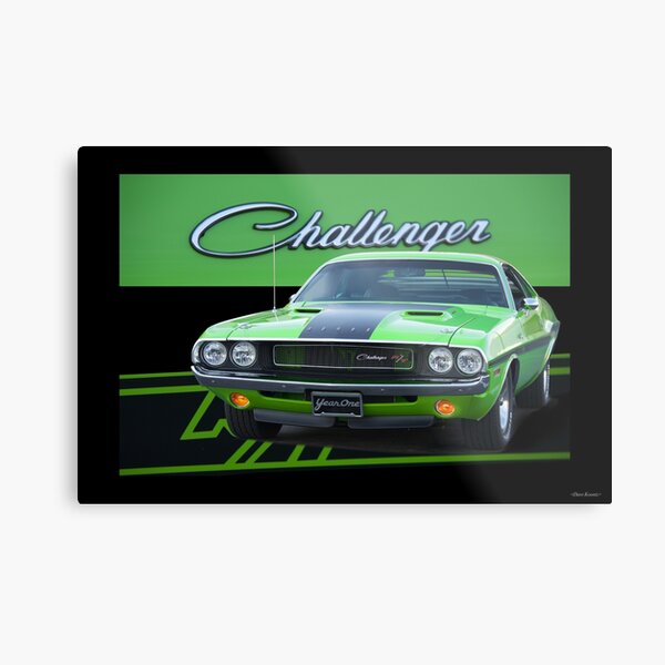1970 Dodge Challenger RT V Metal Print
