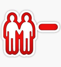 Negative relationship points. Sticker