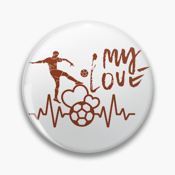 Item preview, My Second Love Is Football designed and sold by ApurwaArtShop.