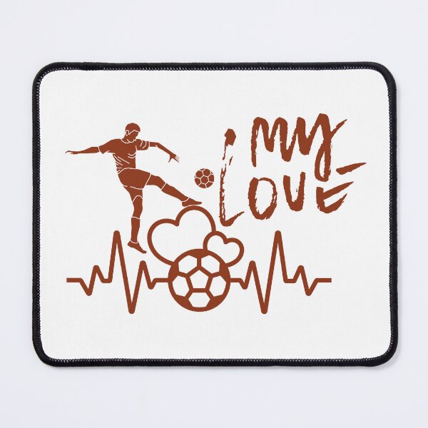 Item preview, My Second Love Is Football designed and sold by ApurwaArtShop.