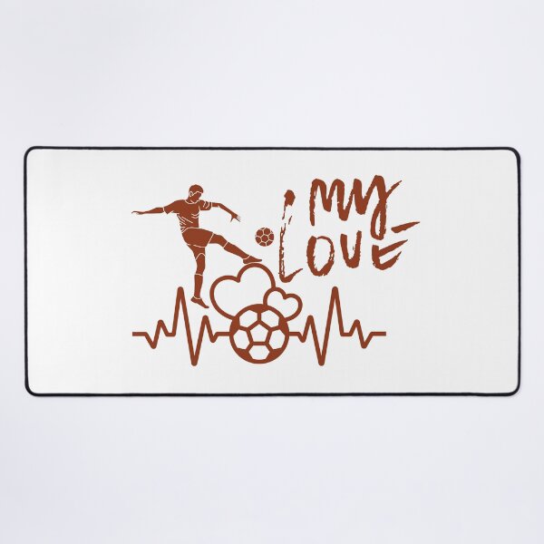 Item preview, My Second Love Is Football designed and sold by ApurwaArtShop.