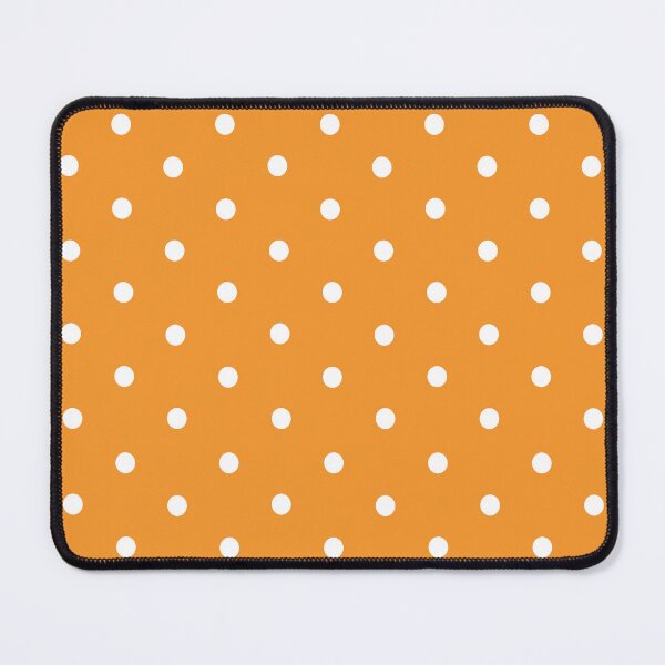 Item preview, Small WHITE and ORANGE POLKA DOTS designed and sold by RachelMacht.