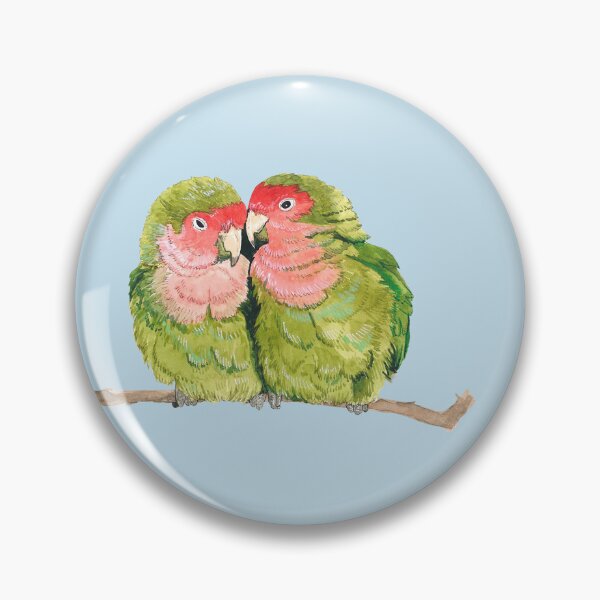 Item preview, LOVE BIRD COUPLE-Agapornis designed and sold by BEATRIZ ABAITUA.