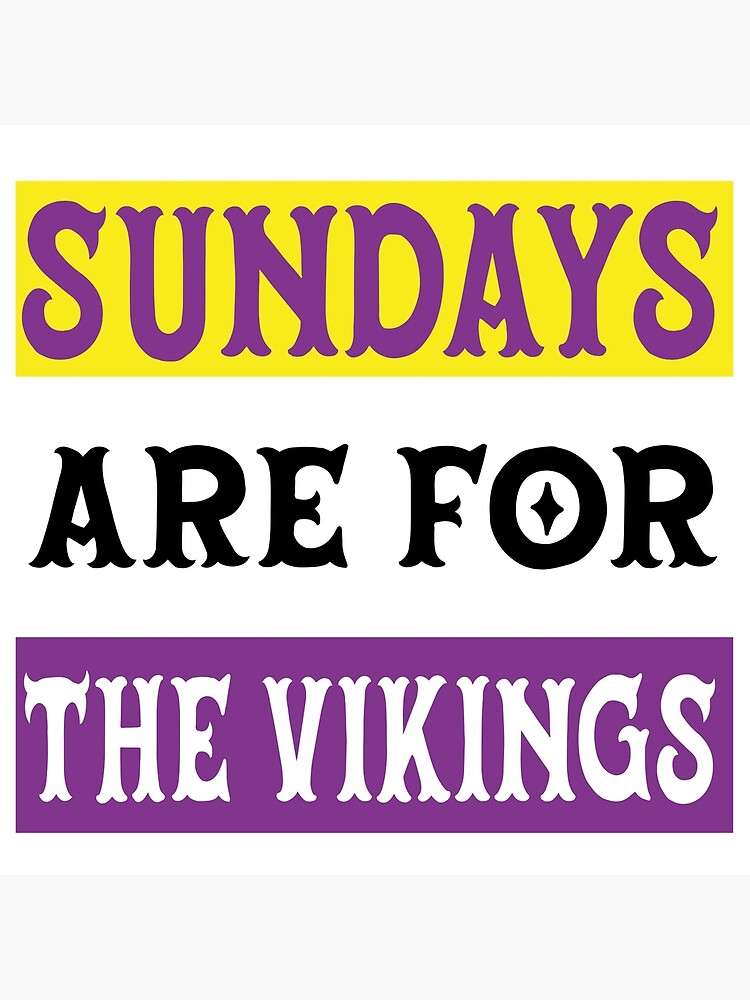 Let's Skol Crazy Minnesota Vikings Football Poster