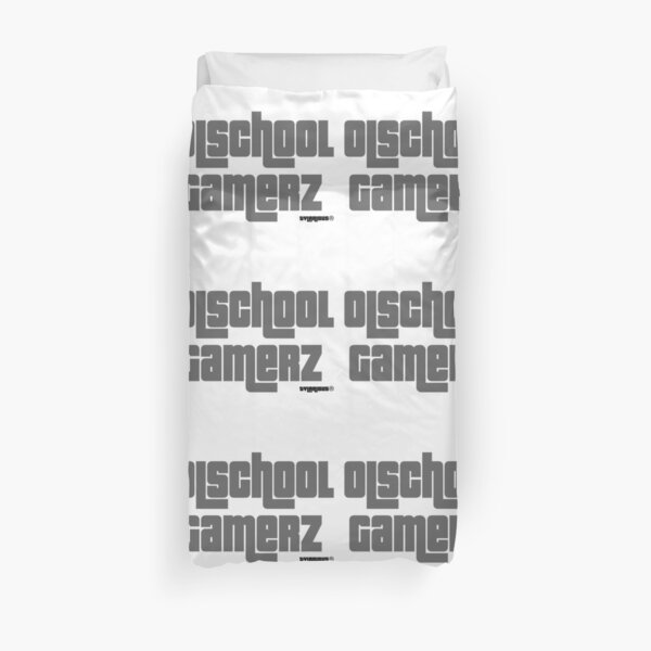 Olschool Gamerz Gray Duvet Cover