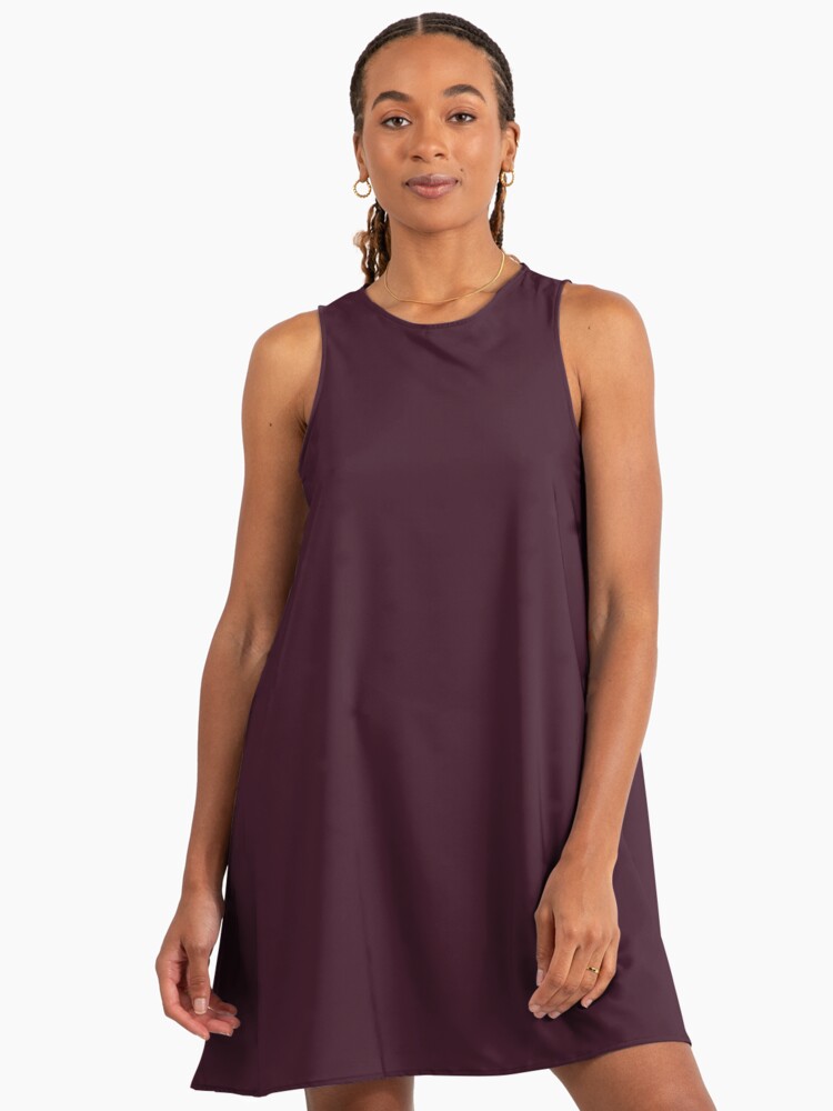 fitted lace wedding dress Dark Plum Halter Neck Draped Waist Midi Dress – AX Paris main image 1