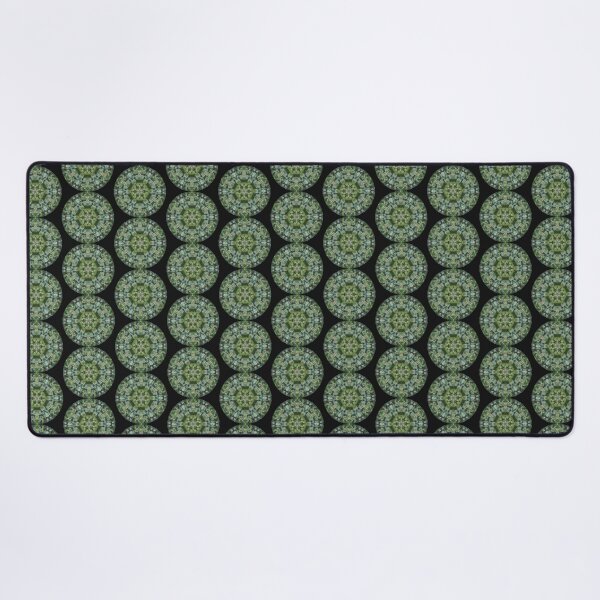 Item preview, Shades of Green Kaleidoscopic Mandala Number 1 Circle designed and sold by SpotterArt.