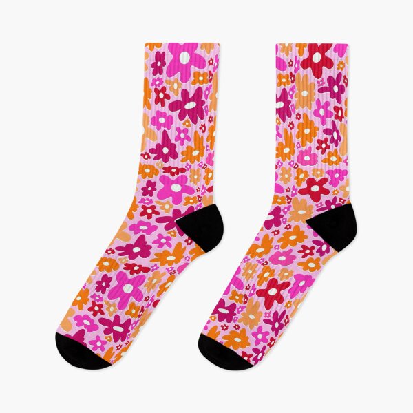 Item preview, retro flowers cute subtle wlw orange pink red Lovewins, Rainbowpride,   live laugh lesbian, designed and sold by mariahmoniquedesign.