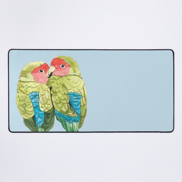 Item preview, LOVE BIRDS COUPLE-Agapornis designed and sold by BEATRIZ ABAITUA.