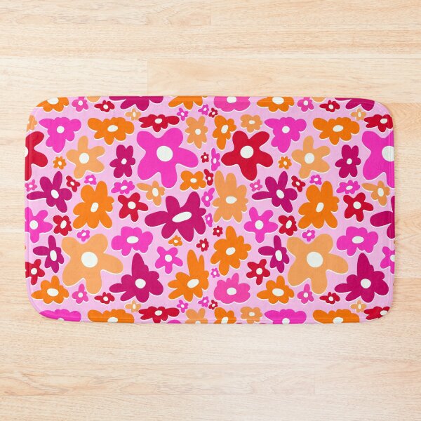 Item preview, retro flowers cute subtle wlw orange pink red Lovewins, Rainbowpride,   live laugh lesbian, designed and sold by mariahmoniquedesign.
