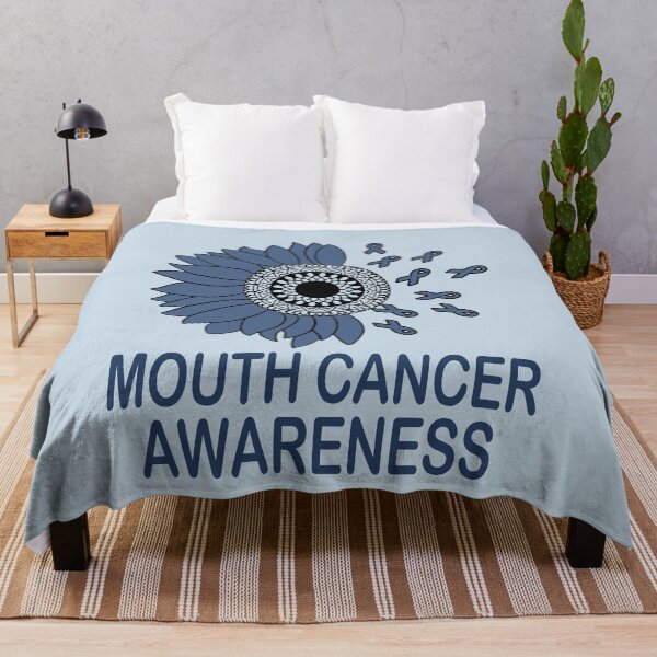 Item preview, mouth cancer awareness sunflower designed and sold by tee-snipe.