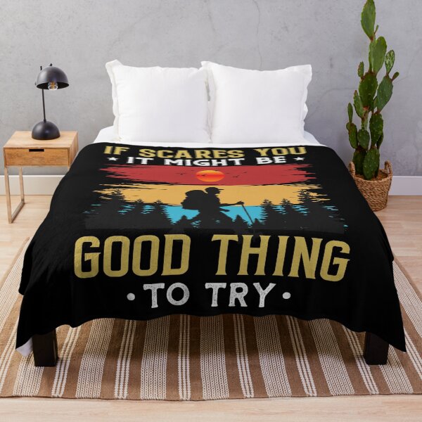 Item preview, If It Scares You it might be a good thing To Try Fun Camping designed and sold by BELASKRI STORE.