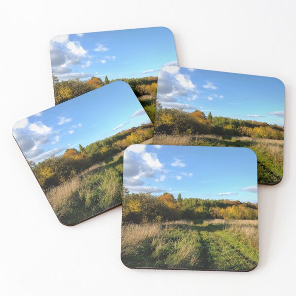 Item preview, Autumn country road through thickets designed and sold by AdioraStore.