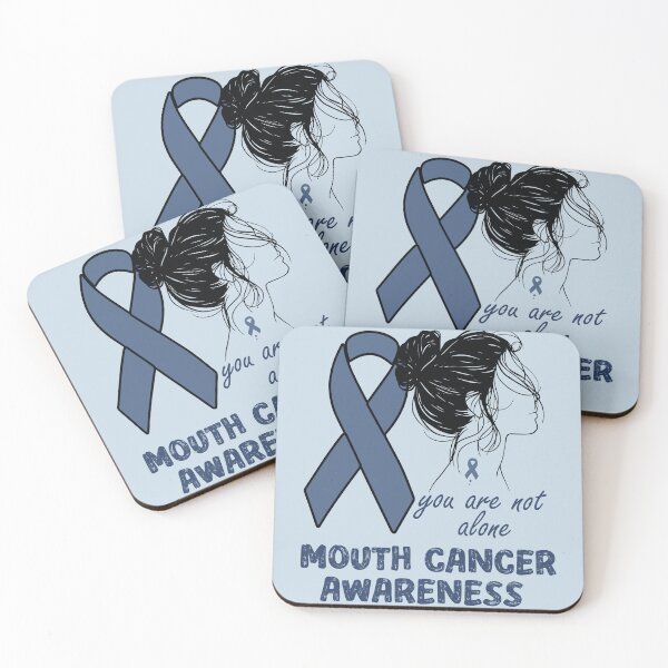 Item preview, you are not alone mouth cancer awareness designed and sold by tee-snipe.