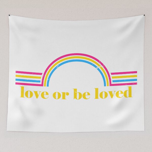 Item preview, Love or Be Loved - Pansexual designed and sold by Mermaid-Designs.