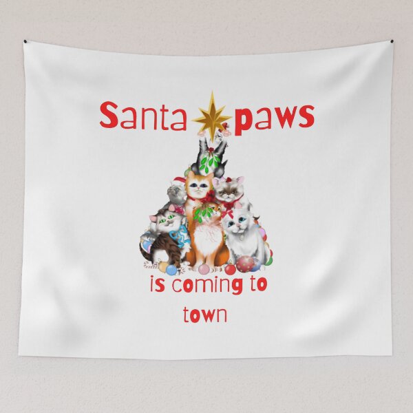 Item preview, santa paws is coming to town designed and sold by pat227jc.