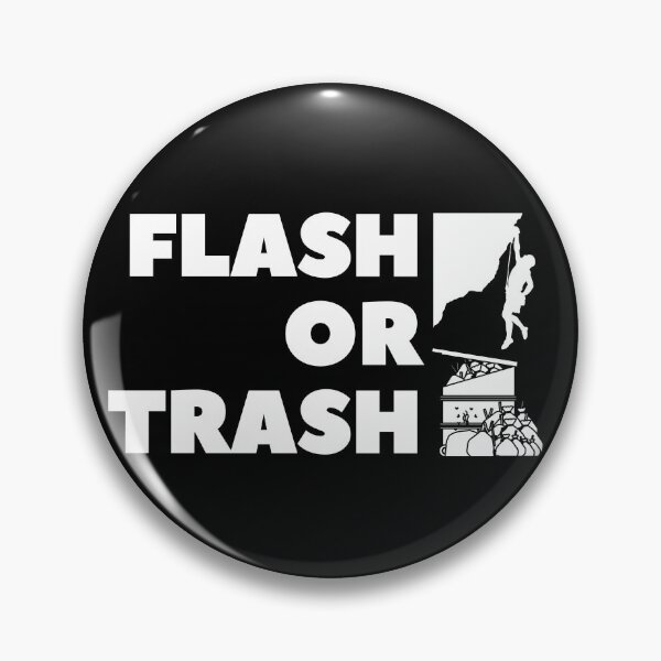Item preview, Flash or Trash. Rock Climbing / Bouldering designed and sold by Boulder Design Co.