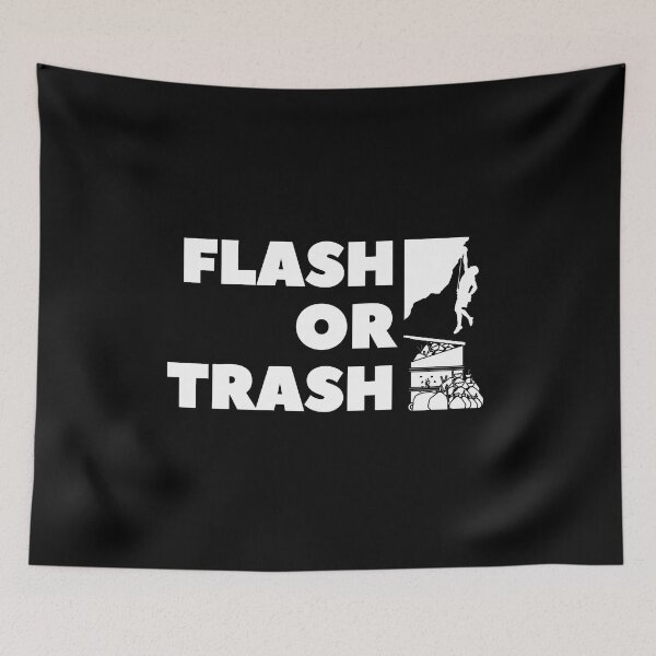 Item preview, Flash or Trash. Rock Climbing / Bouldering designed and sold by Boulder Design Co.