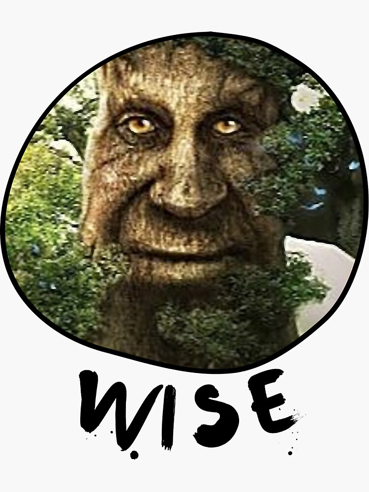 Buff Wise Mystical Tree Meme Magnet for Sale by Rezzhul