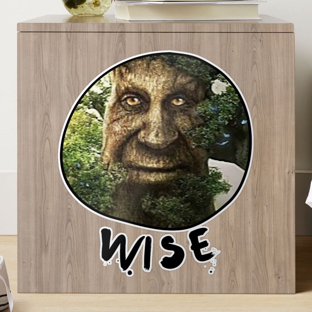 Buff Wise Mystical Tree Meme Magnet for Sale by Rezzhul