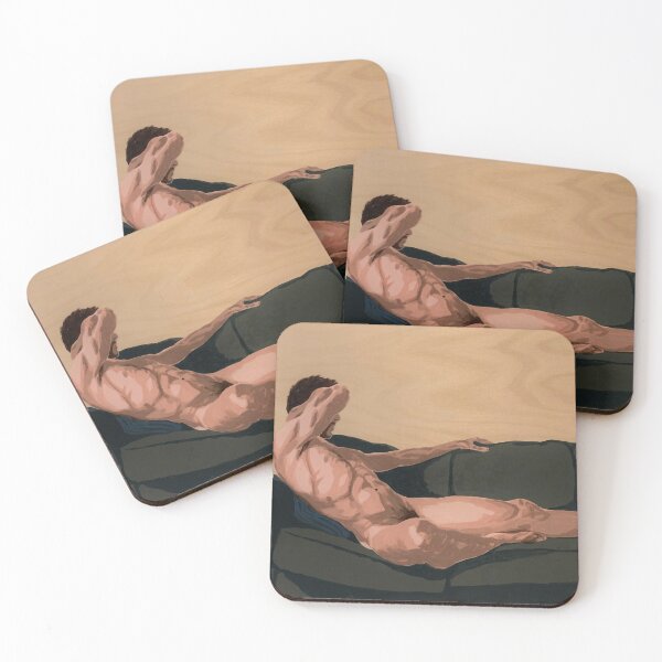 Item preview, Male nude on the couch designed and sold by AV-human-art.