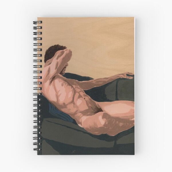 Item preview, Male nude on the couch designed and sold by AV-human-art.