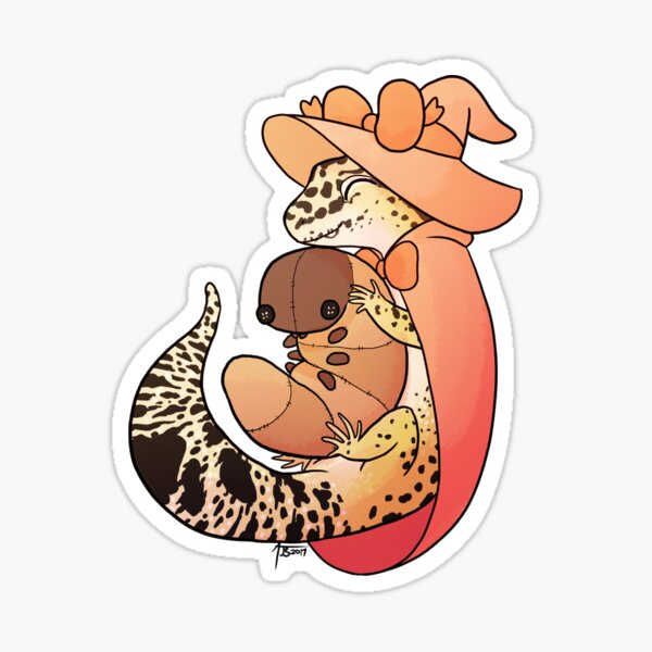 Leopard Gecko: Yuna Sticker