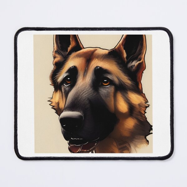 Item preview, Cute German shepherd portrait - classic Shepherd designed and sold by Devin Farinsky.