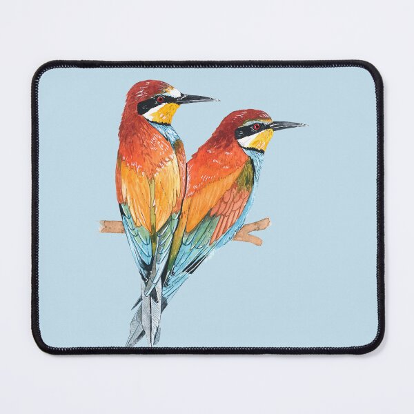 Item preview, EUROPEAN BEE-EATER COUPLE designed and sold by BEATRIZ ABAITUA.