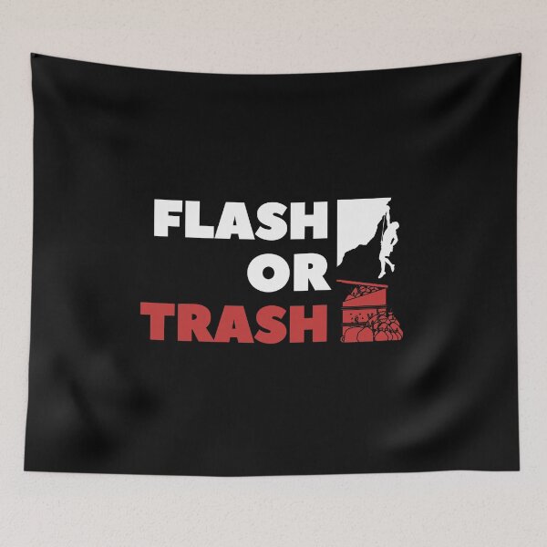 Item preview, Flash or Trash. Rock Climbing / Bouldering designed and sold by Boulder Design Co.