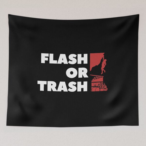 Item preview, Flash or Trash. Rock Climbing / Bouldering designed and sold by Boulder Design Co.