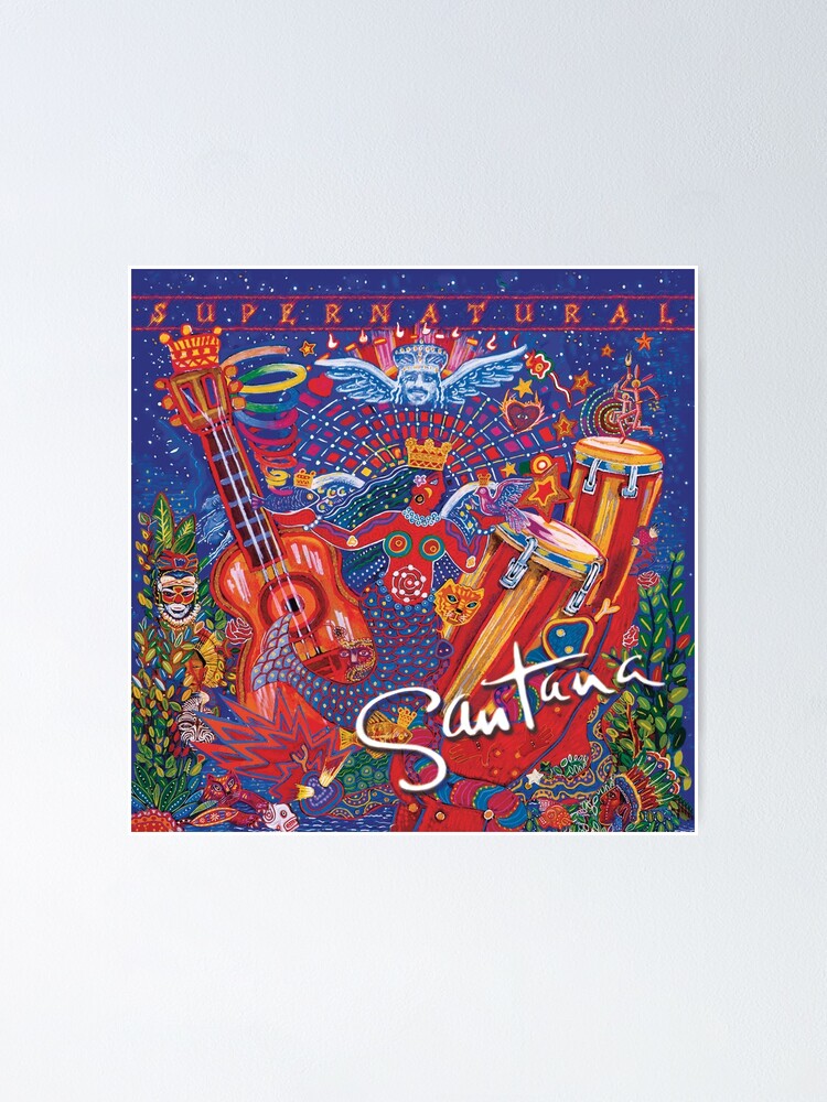 "santana supernatural tour 2023 masokber" Poster for Sale by