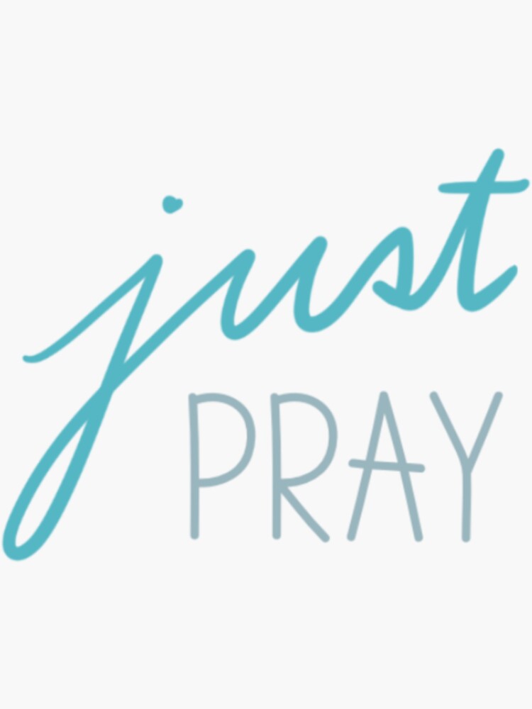 Prayer Digital Stickers, Christian Stickers, Bible Verses, Bible,  Christianity, Jesus Christ, Words of God, Just Pray | Sticker