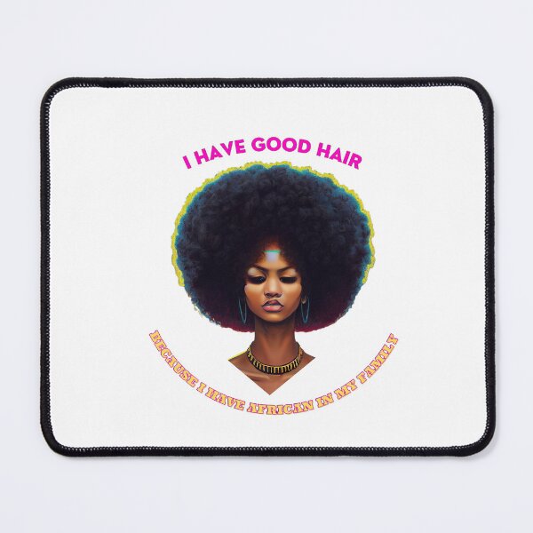 Item preview, Funny Tribal African American Beautiful Hair Quote Sticker designed and sold by TheCreativeFab.
