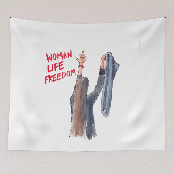 Item preview, Iranian girl protesting designed and sold by Edward Picot.