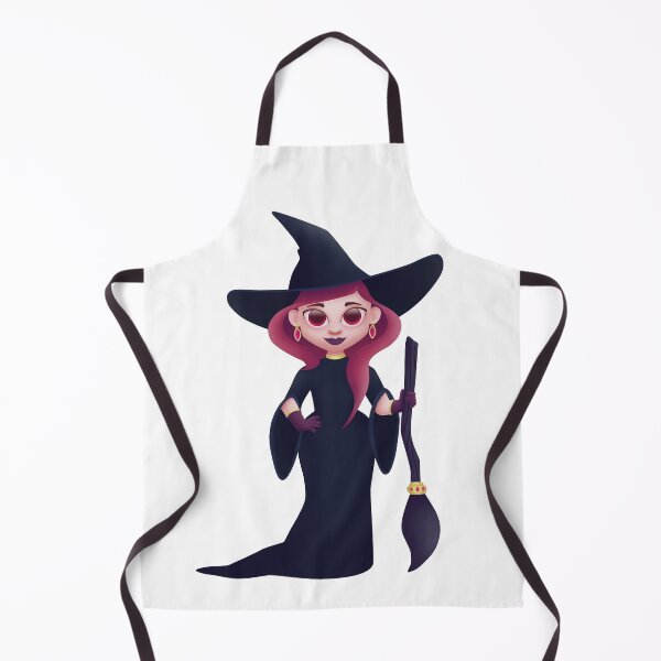 Item preview, Woman in Halloween witch costume designed and sold by Marharyta Pavliuk.