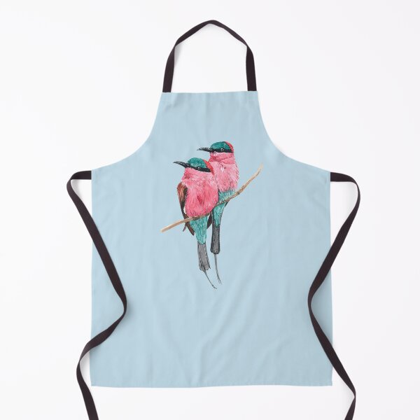 Item preview, SOUTHERN CARMINE BEE-EATER COUPLE designed and sold by BEATRIZ ABAITUA.