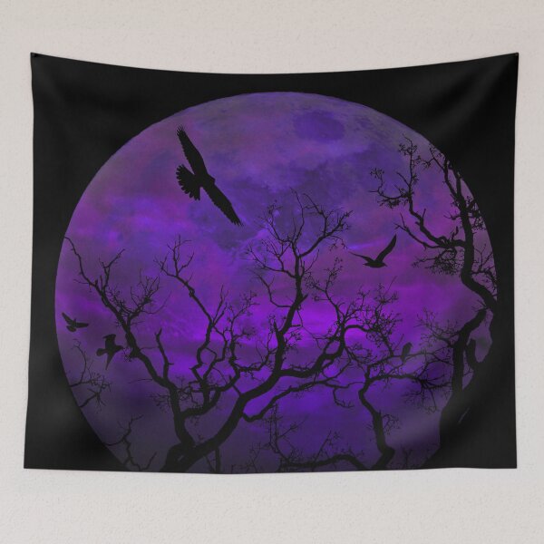 Item preview, Purple Gothic Moon designed and sold by bakkagirl.