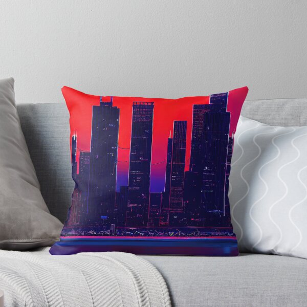 Item preview, Chicago Neon Vaporwave designed and sold by ComicsFactory.