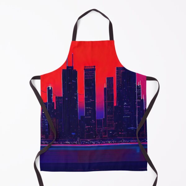 Item preview, Chicago Neon Vaporwave designed and sold by ComicsFactory.
