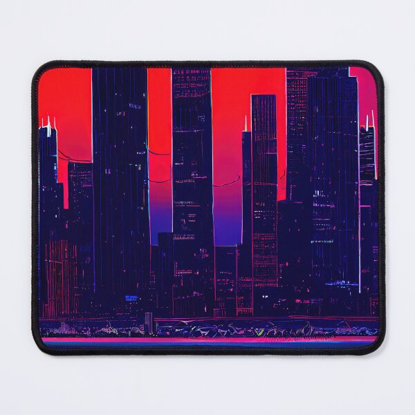 Item preview, Chicago Neon Vaporwave designed and sold by ComicsFactory.